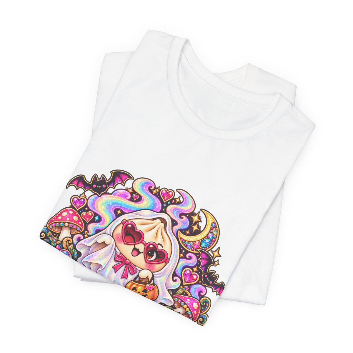 Boo-tiful Buns Halloween T-Shirt — Ghost & Pumpkin Dumpling Tee