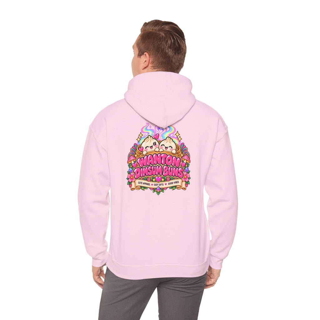 Dim Sum Buns Hoodie — Cute Wanton & Dimsum Graphic Pullover