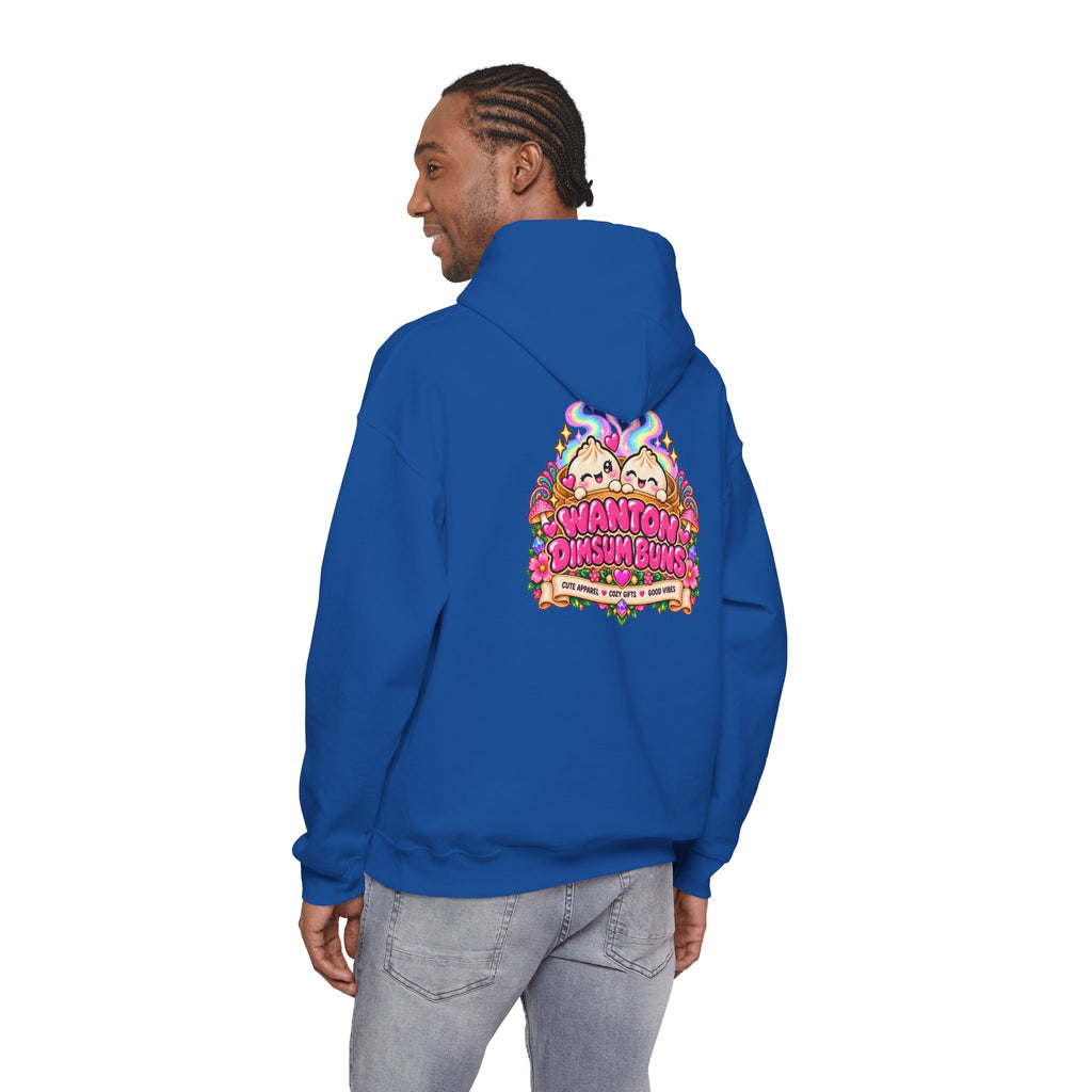 Dim Sum Buns Hoodie — Cute Wanton & Dimsum Graphic Pullover