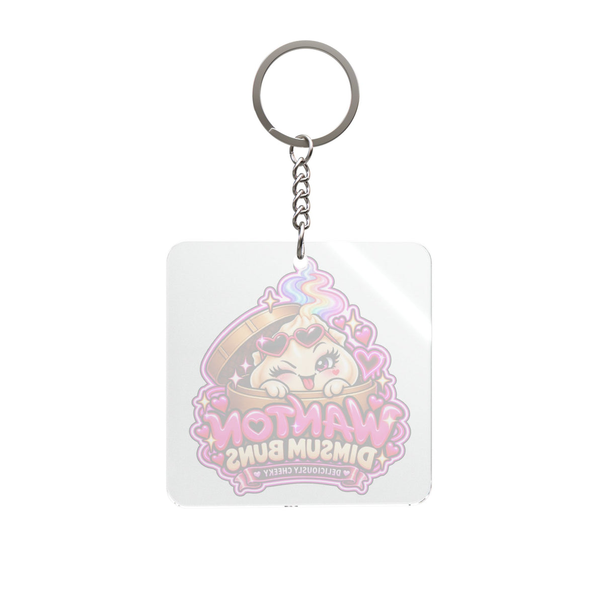 Wanton Dimsum Buns Kawaii Keychain — Dumpling Bag Charm