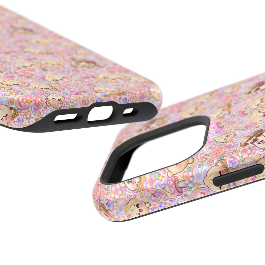 Wanton Dimsum Buns Magnetic Phone Case — Pastel Kawaii Dumplings