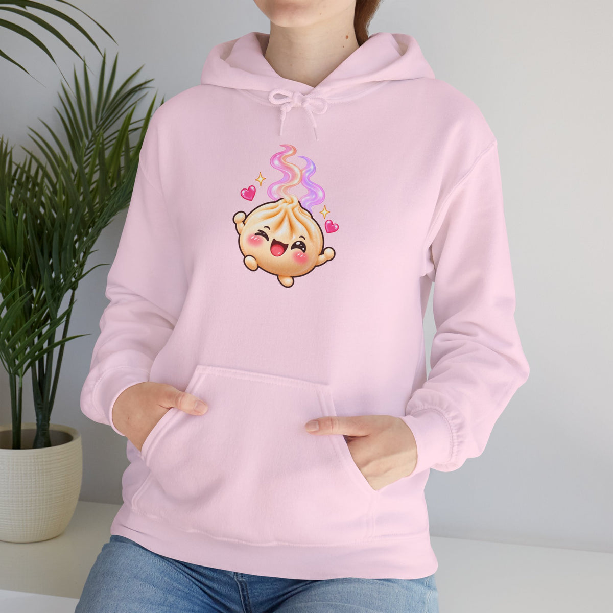Dim Sum Buns Hoodie — Cute Wanton & Dimsum Graphic Pullover