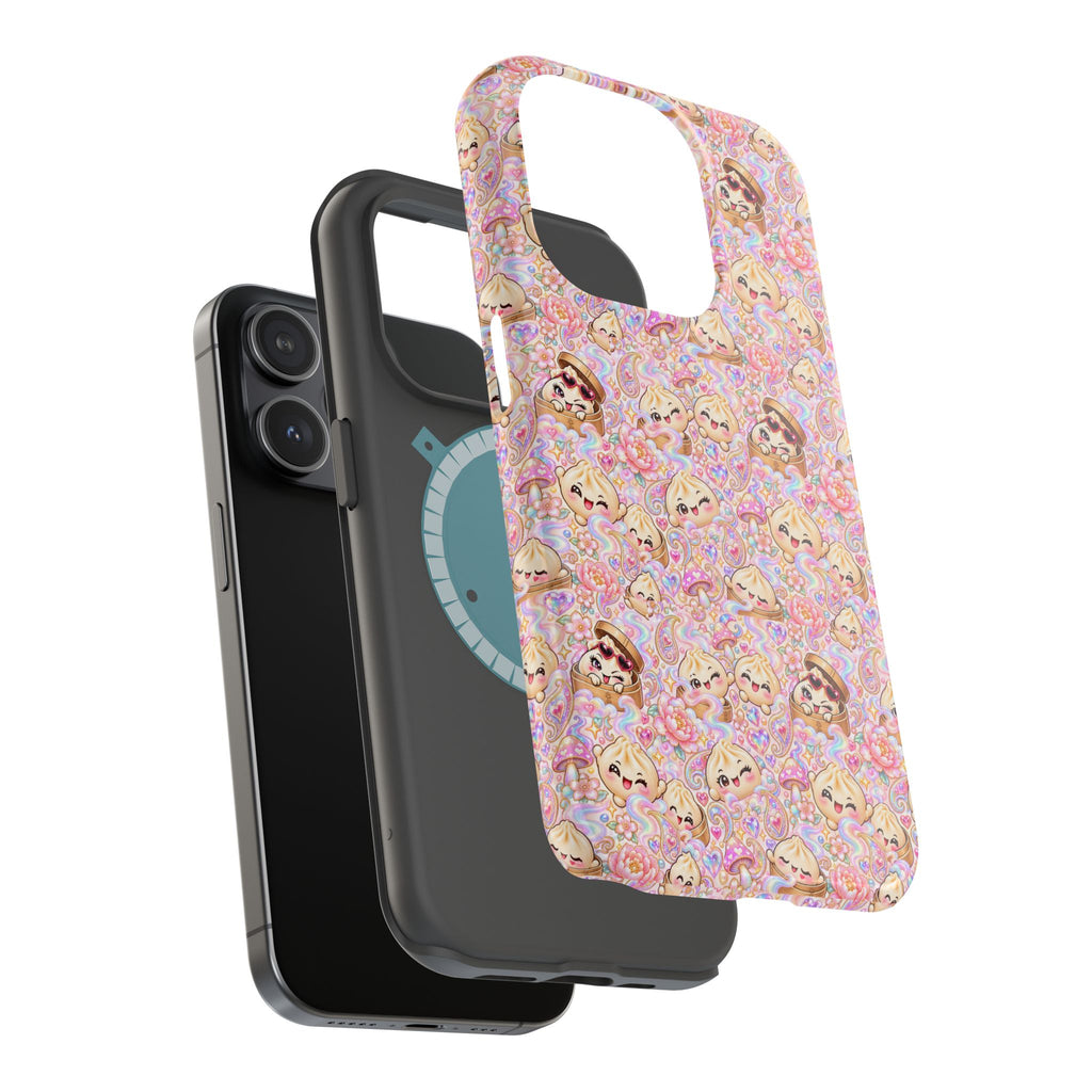 Wanton Dimsum Buns Magnetic Phone Case — Pastel Kawaii Dumplings