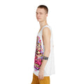 "Wanton Good Vibes" Cute Steamed Bun Graphic Tank Top — Kawaii Dumpling Illustration