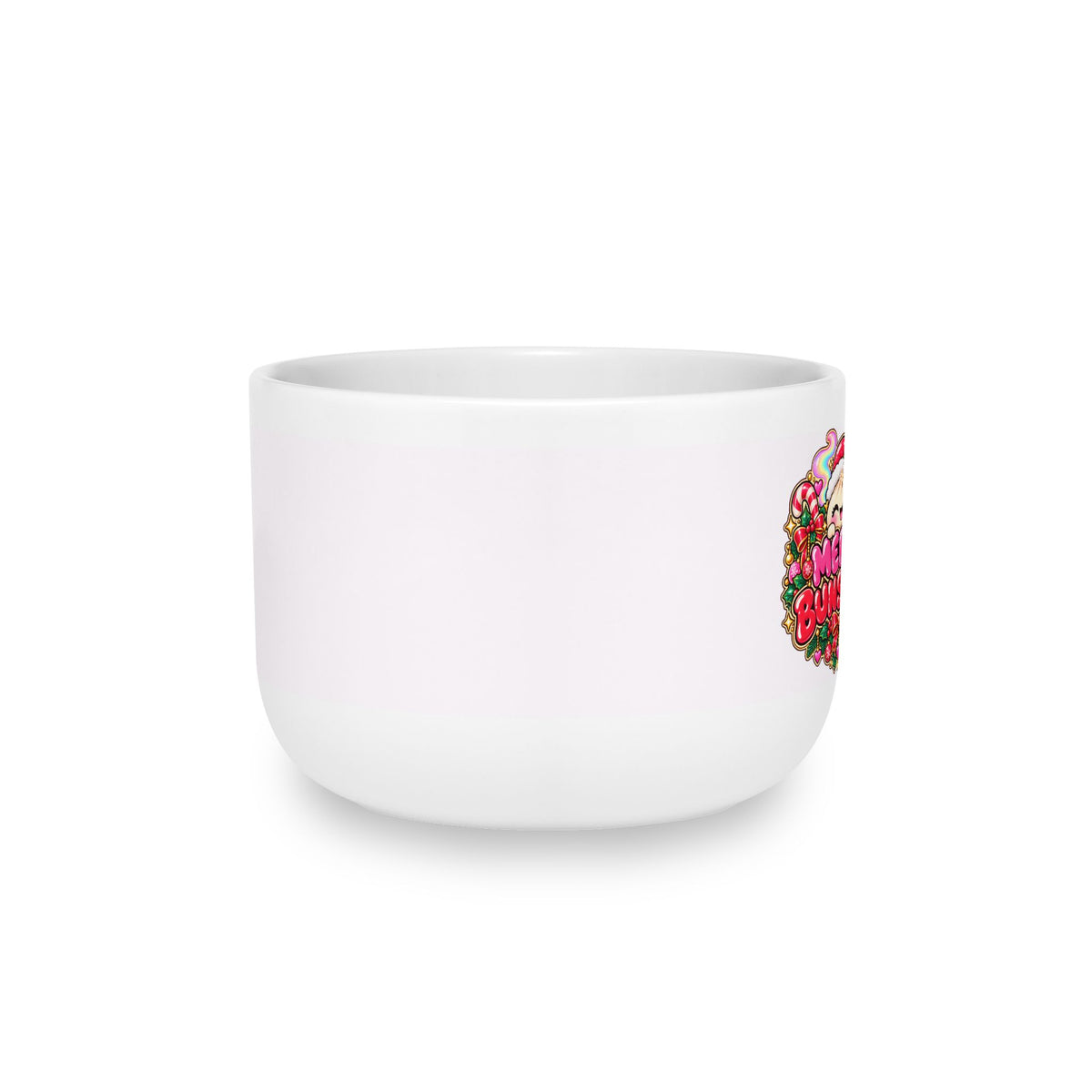 Merry Bunsmas 25oz Latte Mug — Kawaii Christmas Dumpling Cup