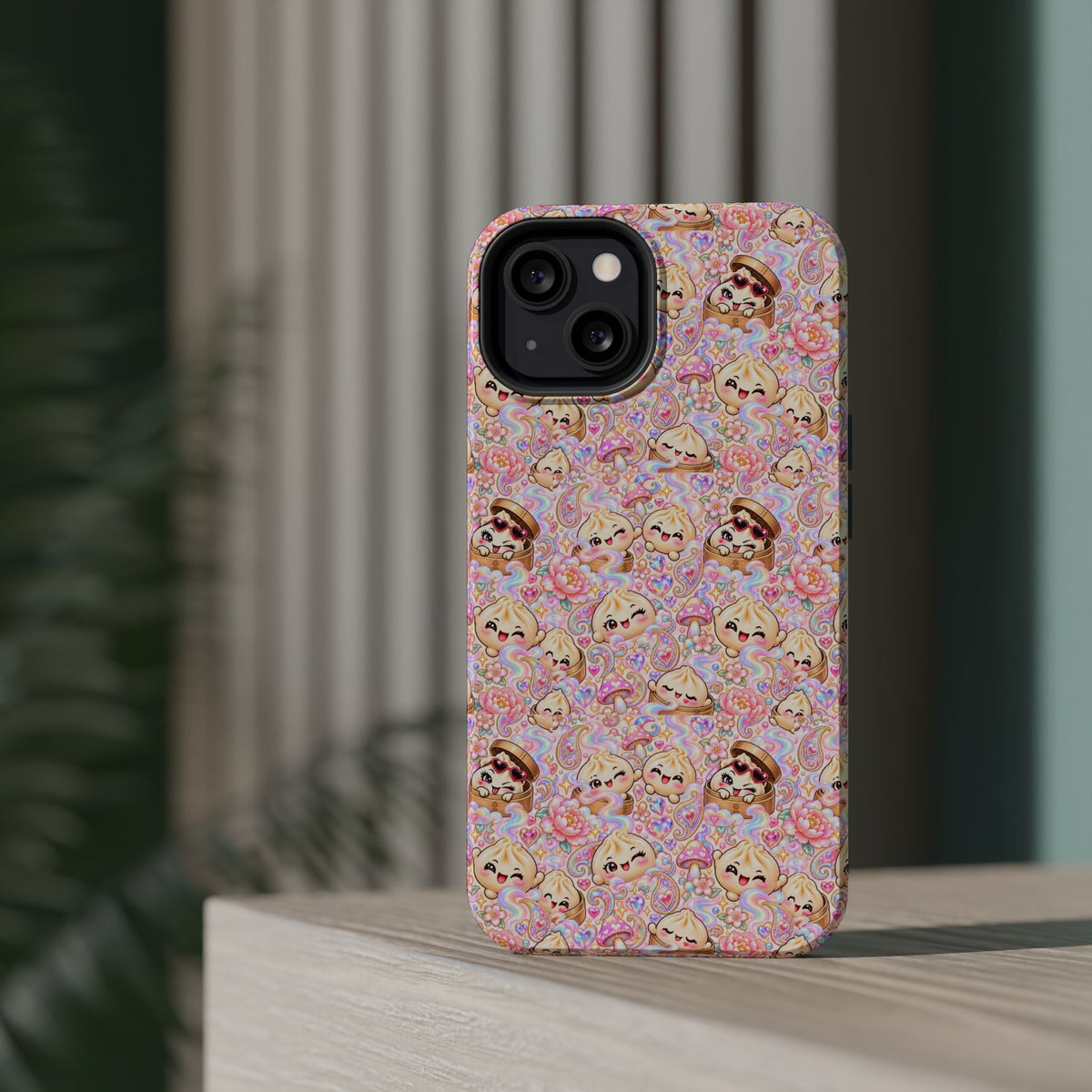 Wanton Dimsum Buns Magnetic Phone Case — Pastel Kawaii Dumplings