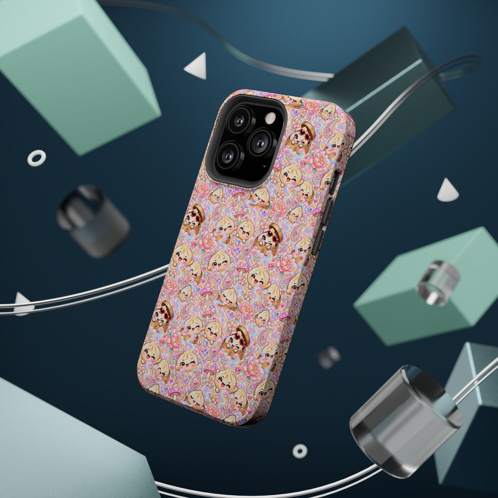 Wanton Dimsum Buns Magnetic Phone Case — Pastel Kawaii Dumplings