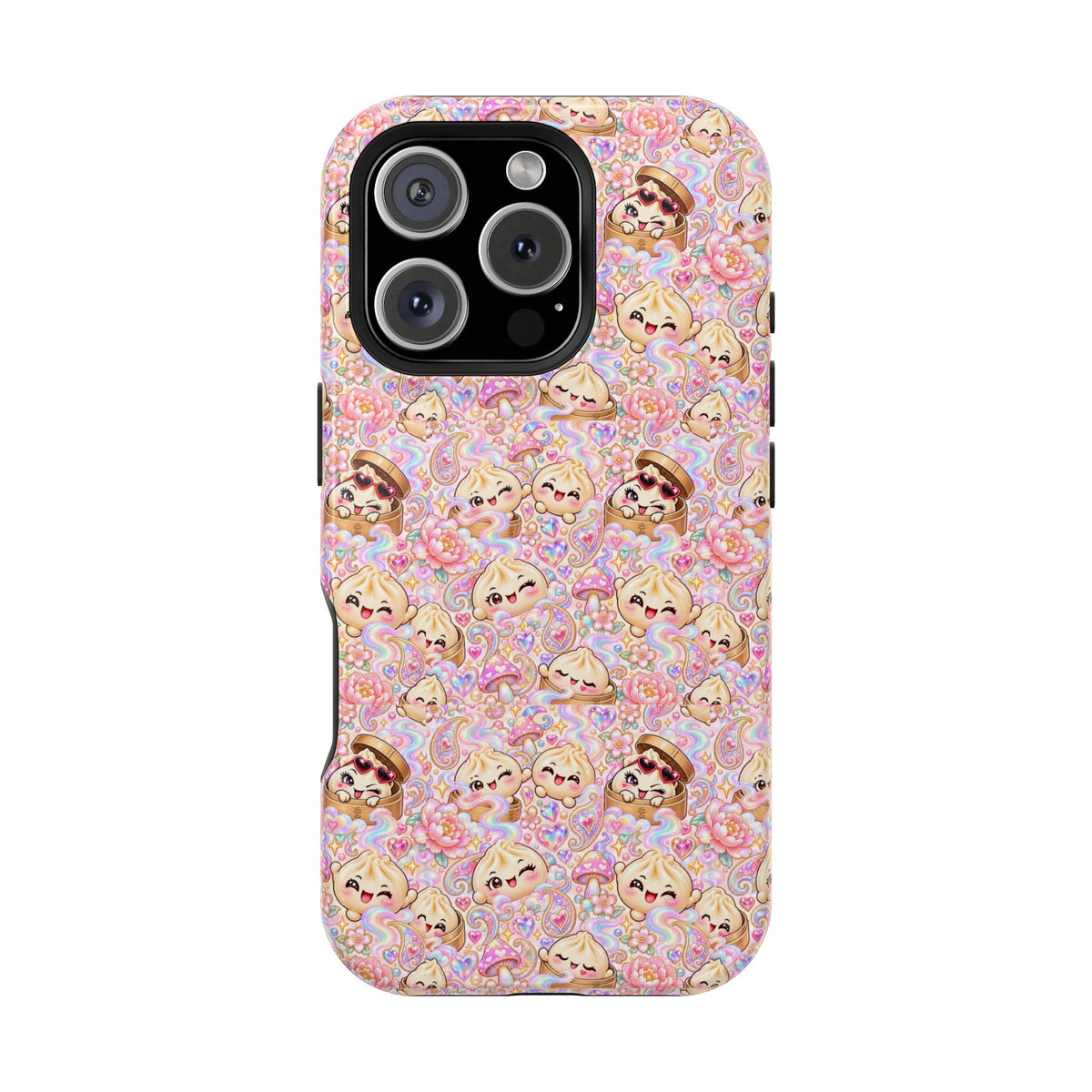 Wanton Dimsum Buns Magnetic Phone Case — Pastel Kawaii Dumplings