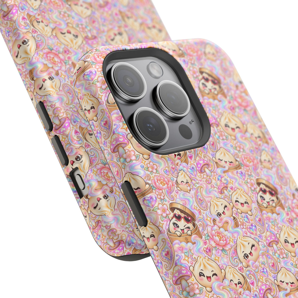 Wanton Dimsum Buns Magnetic Phone Case — Pastel Kawaii Dumplings
