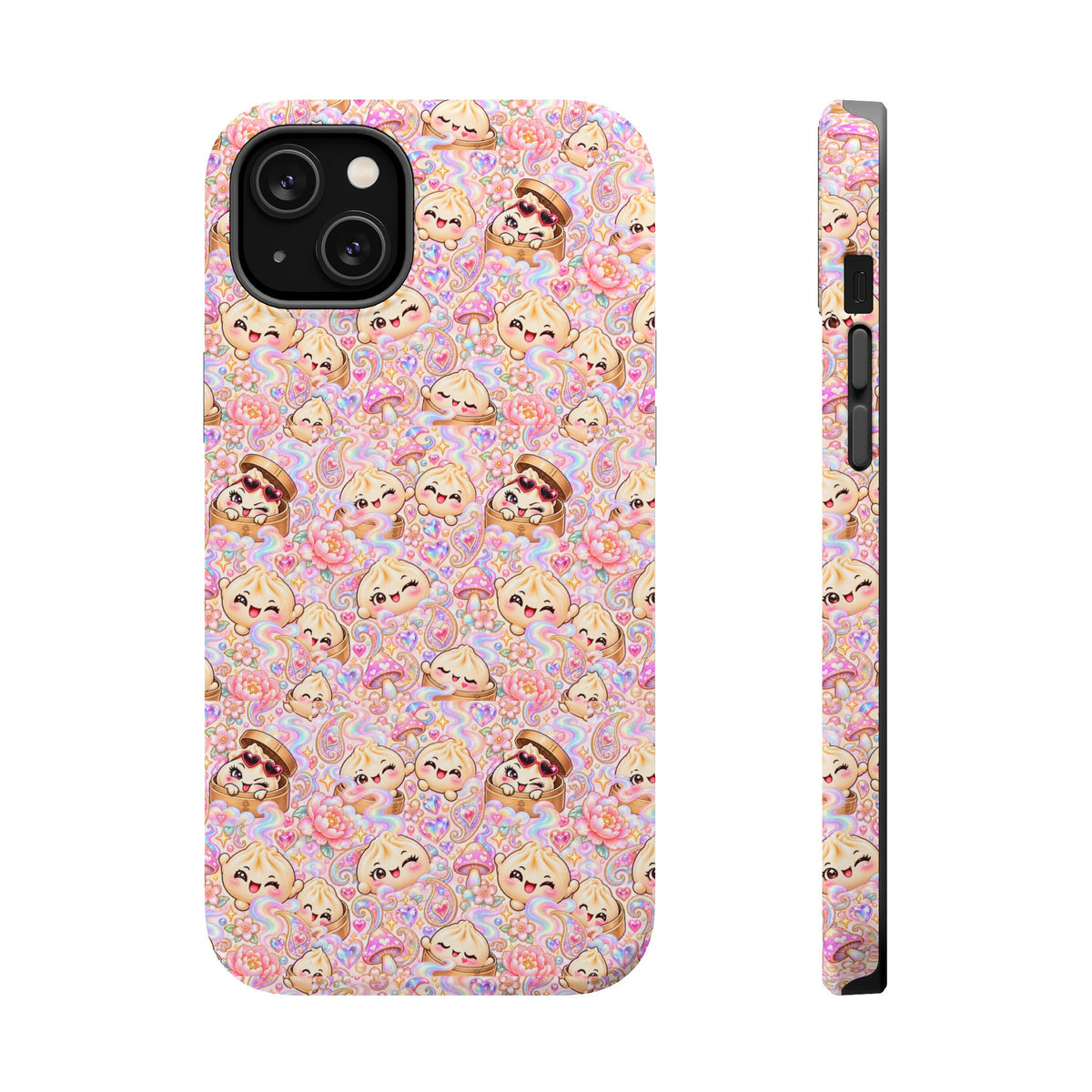 Wanton Dimsum Buns Magnetic Phone Case — Pastel Kawaii Dumplings