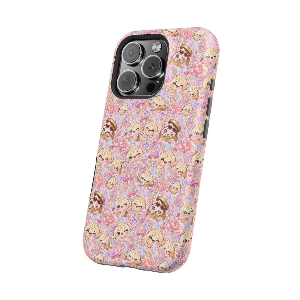 Wanton Dimsum Buns Magnetic Phone Case — Pastel Kawaii Dumplings