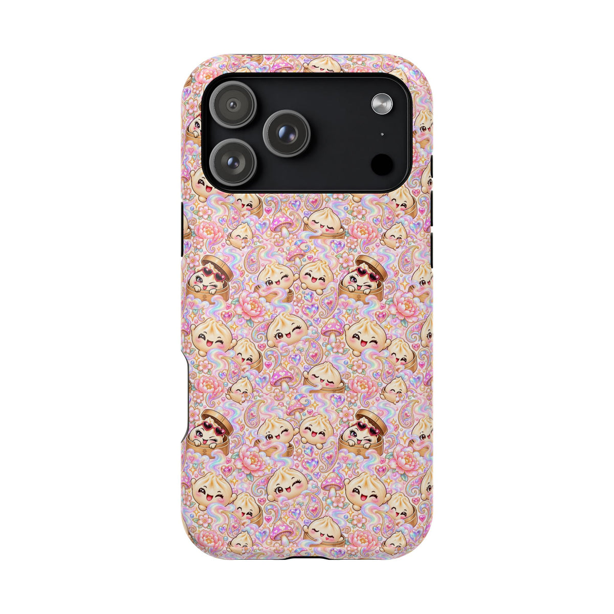 Wanton Dimsum Buns Magnetic Phone Case — Pastel Kawaii Dumplings