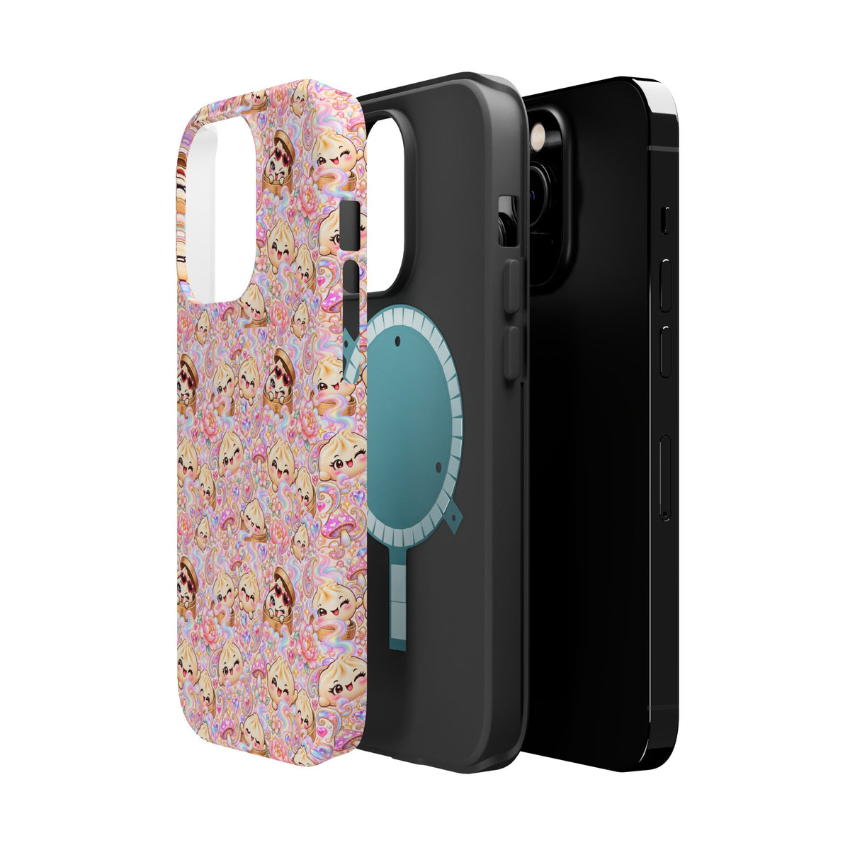 Wanton Dimsum Buns Magnetic Phone Case — Pastel Kawaii Dumplings