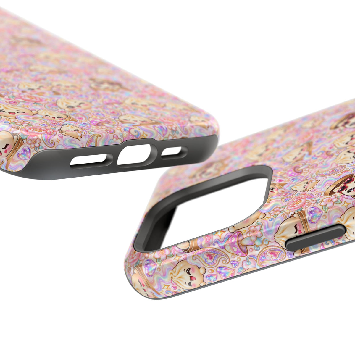 Wanton Dimsum Buns Magnetic Phone Case — Pastel Kawaii Dumplings