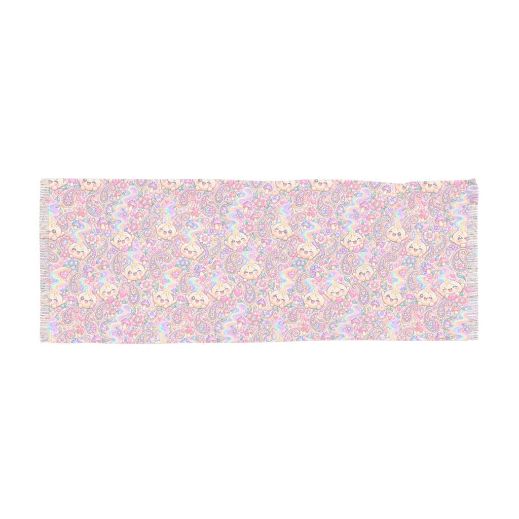 Dimsum Dream Light Scarf — Pastel Kawaii Festival Wrap