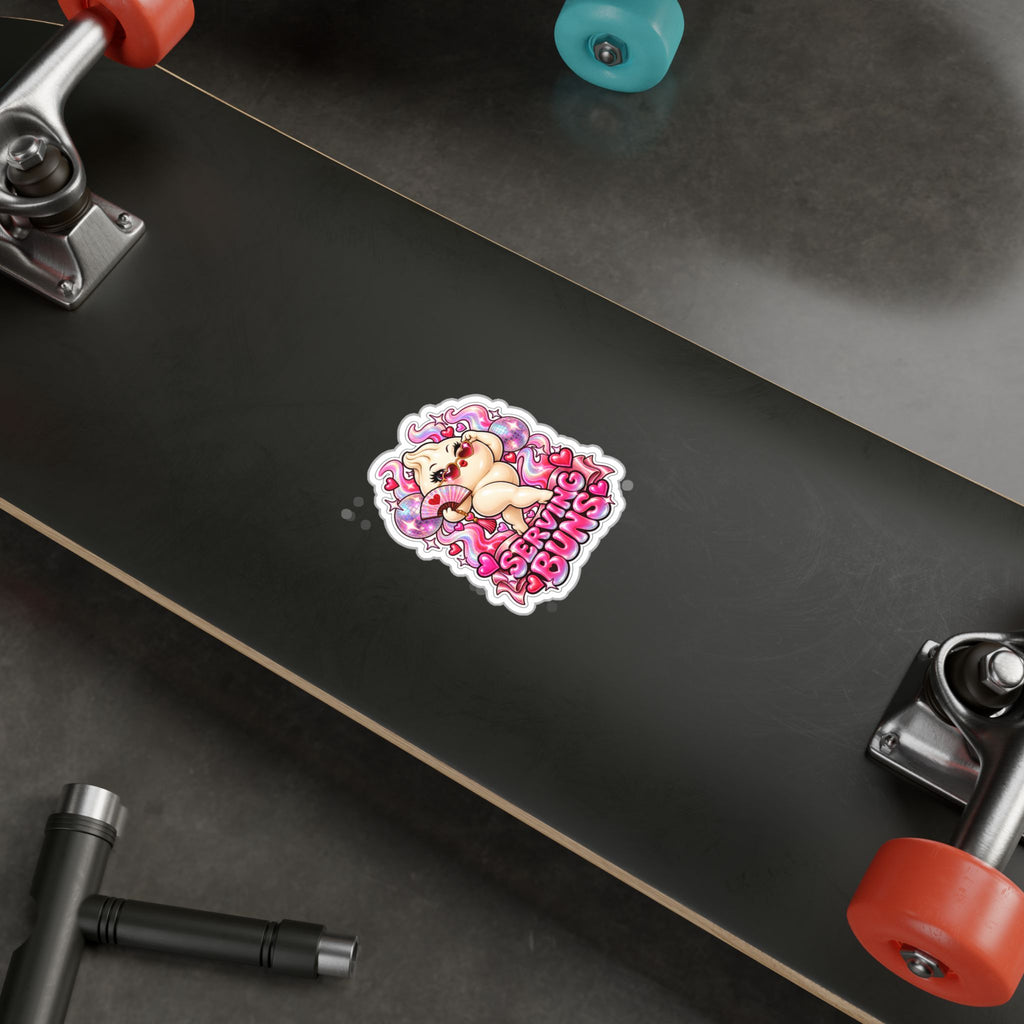 Serving Buns Vinyl Sticker — Kawaii Dumpling Decal