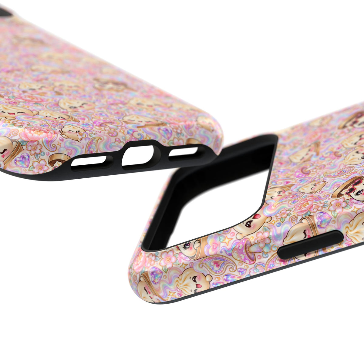 Wanton Dimsum Buns Magnetic Phone Case — Pastel Kawaii Dumplings