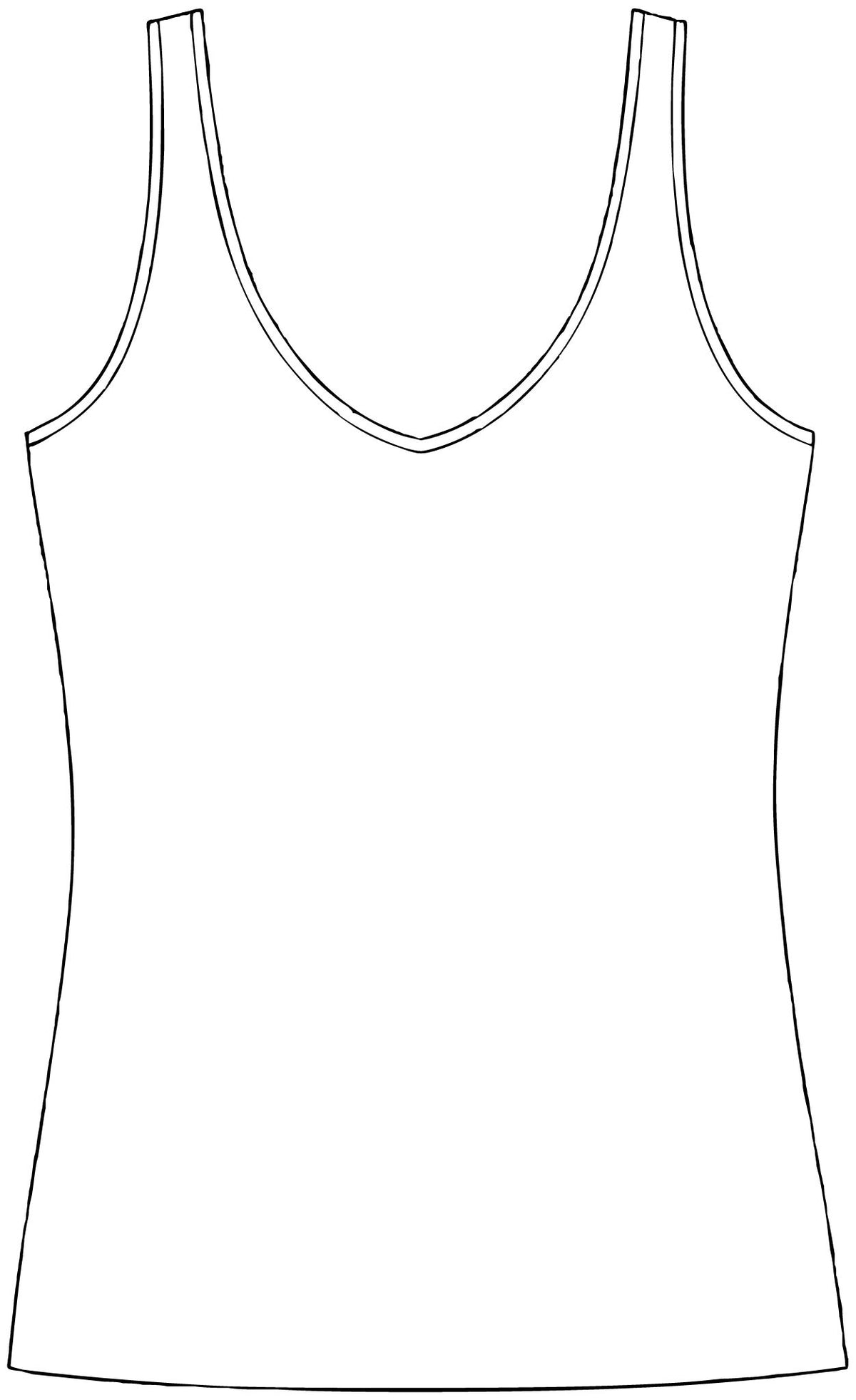 Dimsum Queen V-Neck Tank Top — Kawaii Dumpling Graphic