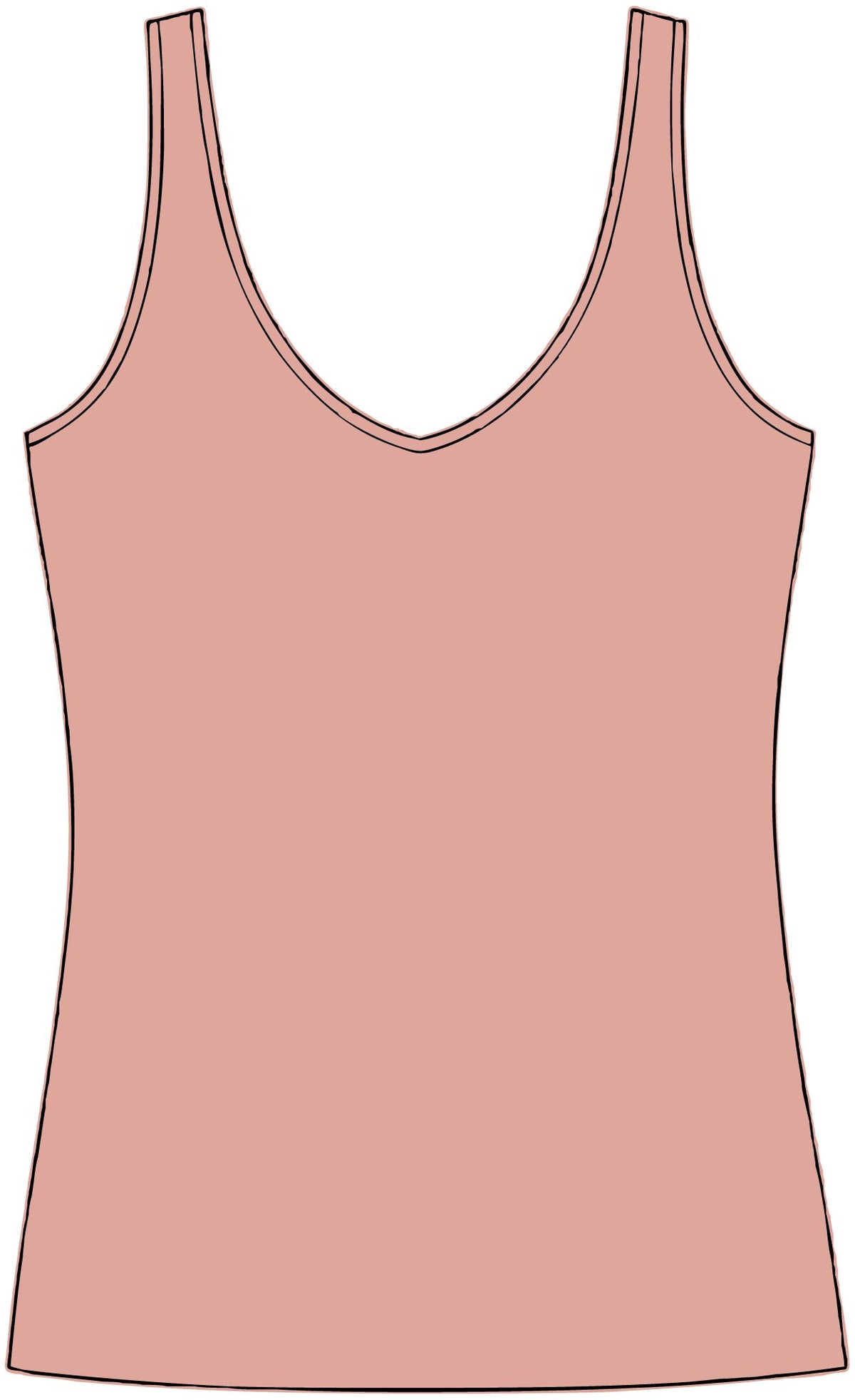 Dimsum Queen V-Neck Tank Top — Kawaii Dumpling Graphic