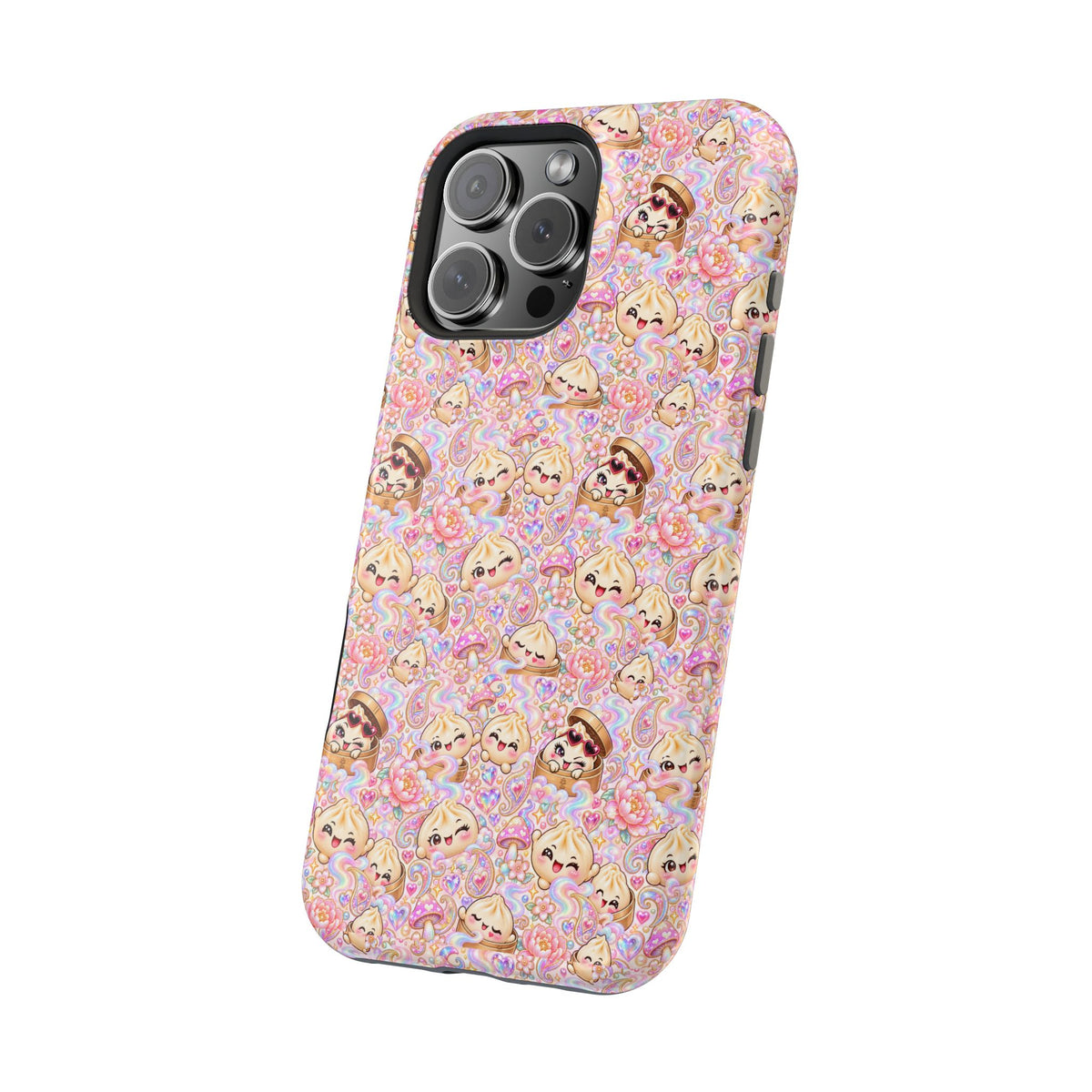 Wanton Dimsum Buns Magnetic Phone Case — Pastel Kawaii Dumplings