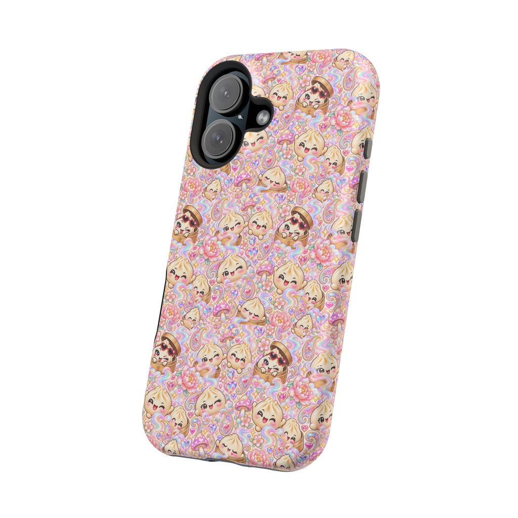 Wanton Dimsum Buns Magnetic Phone Case — Pastel Kawaii Dumplings
