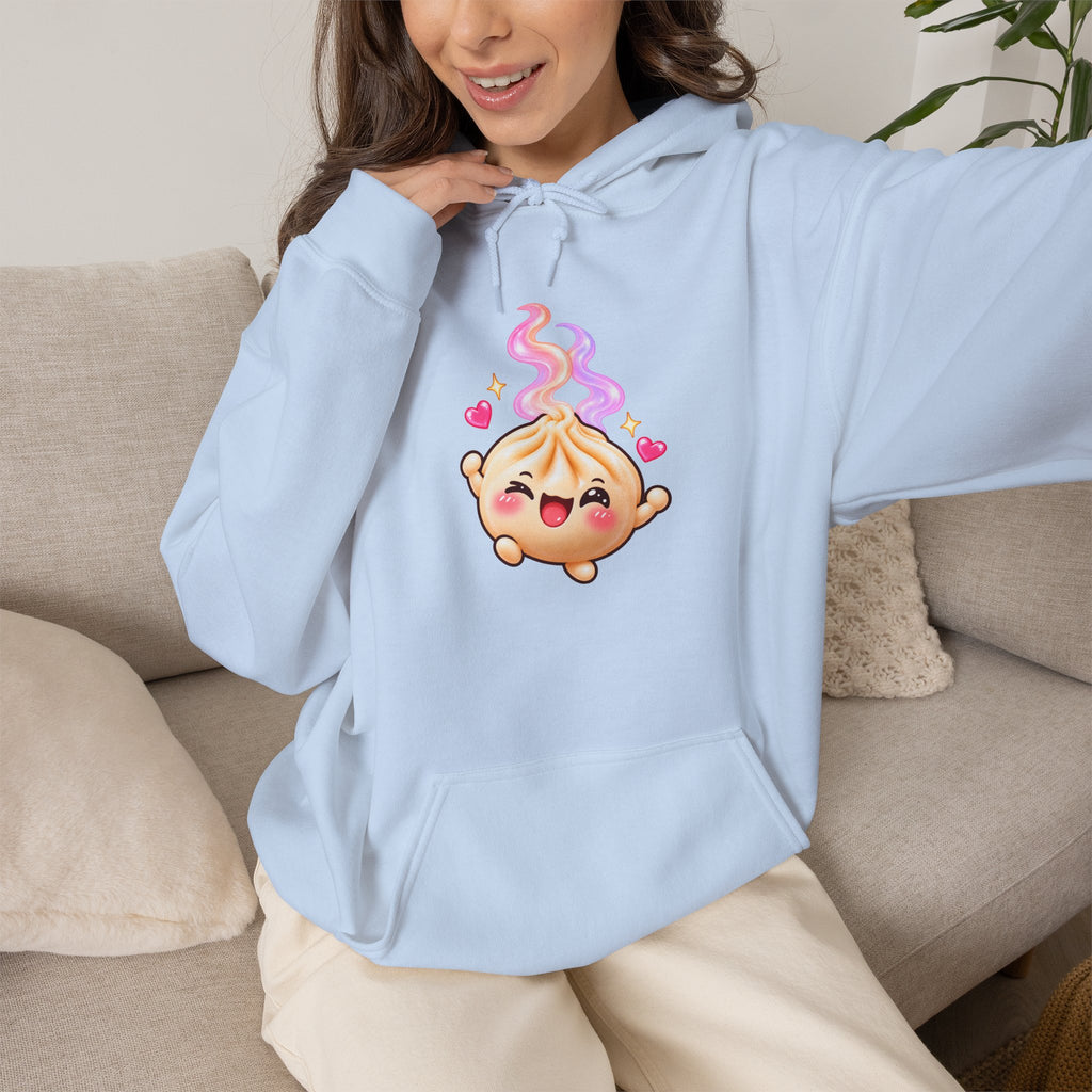 Dim Sum Buns Hoodie — Cute Wanton & Dimsum Graphic Pullover