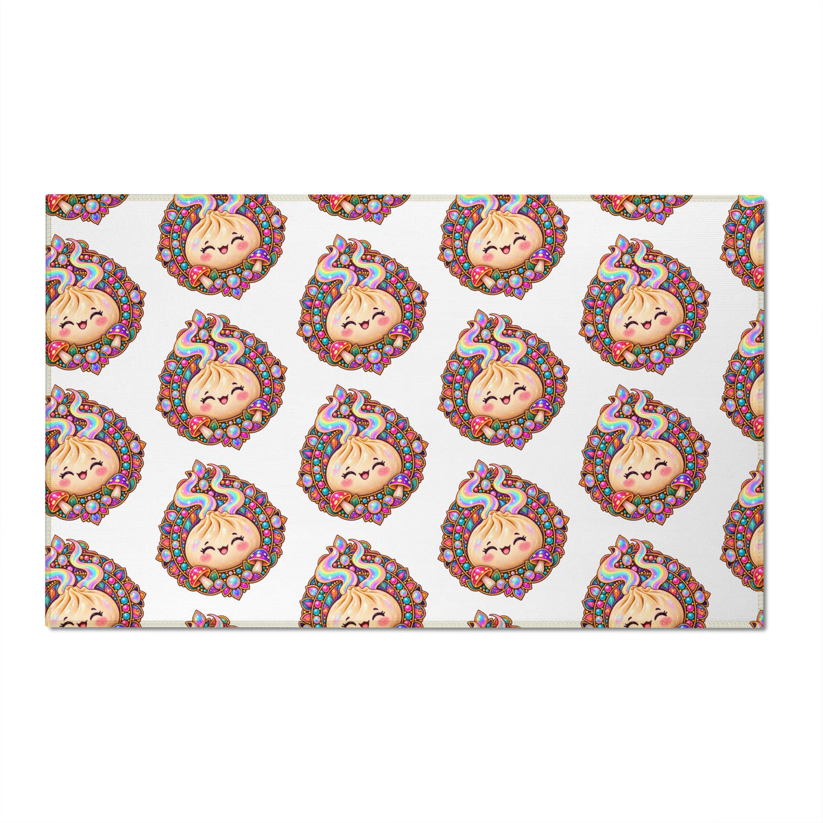 Cute Sprinkle Dumpling Chenille Rug — Washable Kitchen & Kids Room Mat