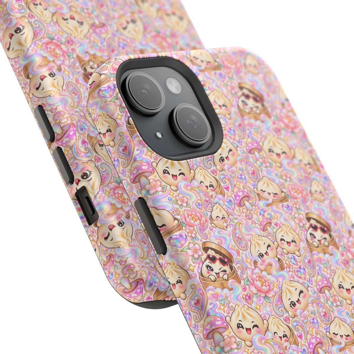 Wanton Dimsum Buns Magnetic Phone Case — Pastel Kawaii Dumplings