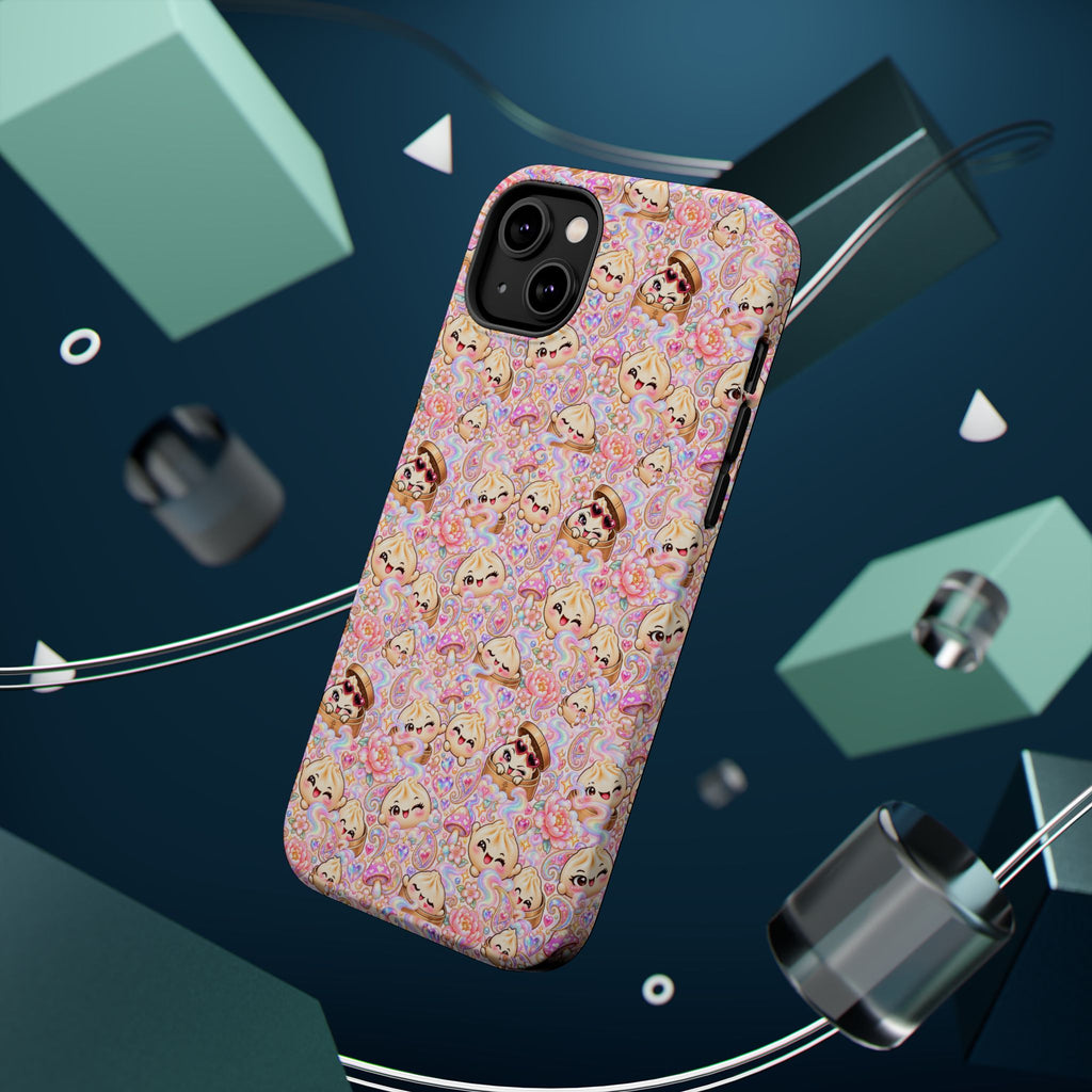 Wanton Dimsum Buns Magnetic Phone Case — Pastel Kawaii Dumplings