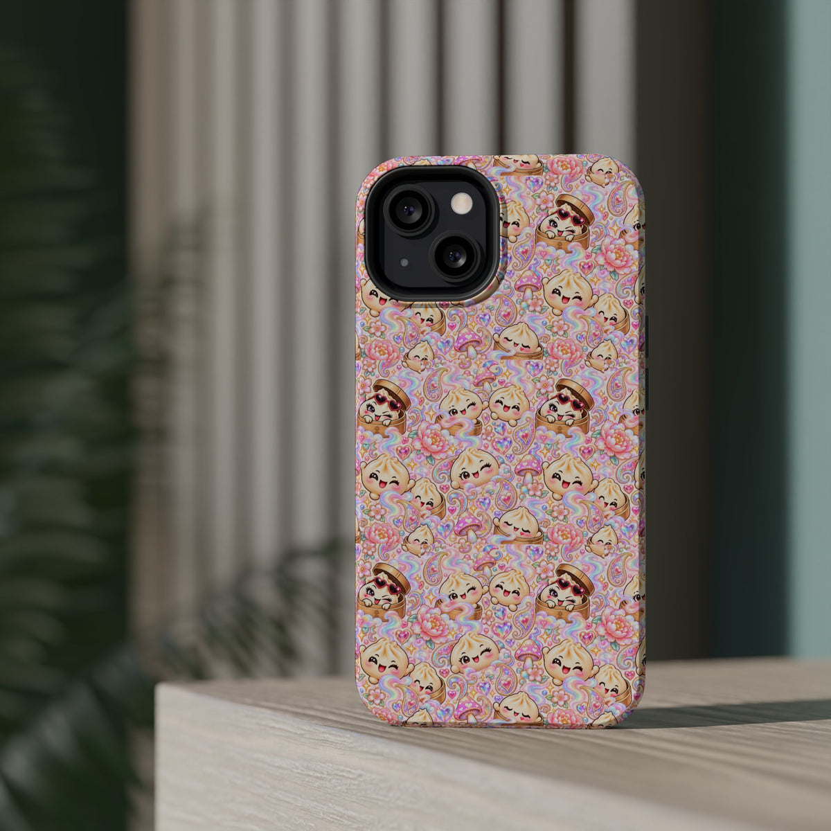 Wanton Dimsum Buns Magnetic Phone Case — Pastel Kawaii Dumplings