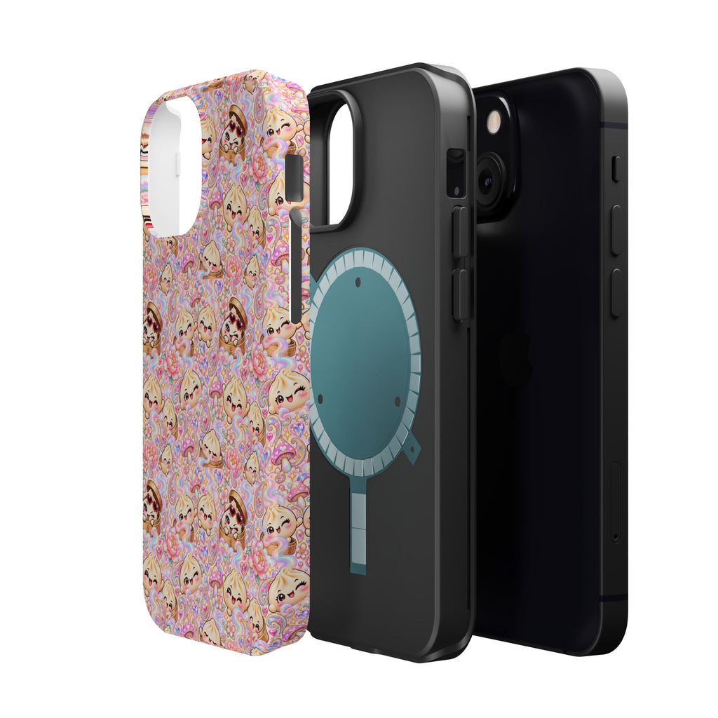 Wanton Dimsum Buns Magnetic Phone Case — Pastel Kawaii Dumplings