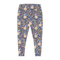 Eight Cozy Nights Plus Size Hanukkah Leggings — Dumpling & Dreidel Print