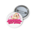 Pin Button — "Dim Sum Got Buns" Cute Foodie Enamel-Style Badge