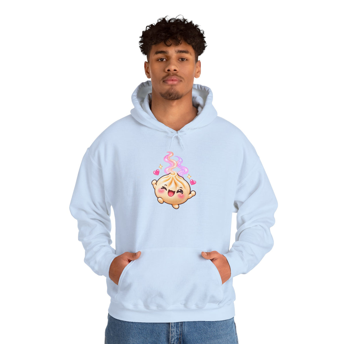 Dim Sum Buns Hoodie — Cute Wanton & Dimsum Graphic Pullover