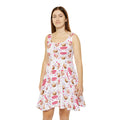 Women’s Skater Dress — Cute Dessert & Cupcake Dimsum Buns Pattern AOP