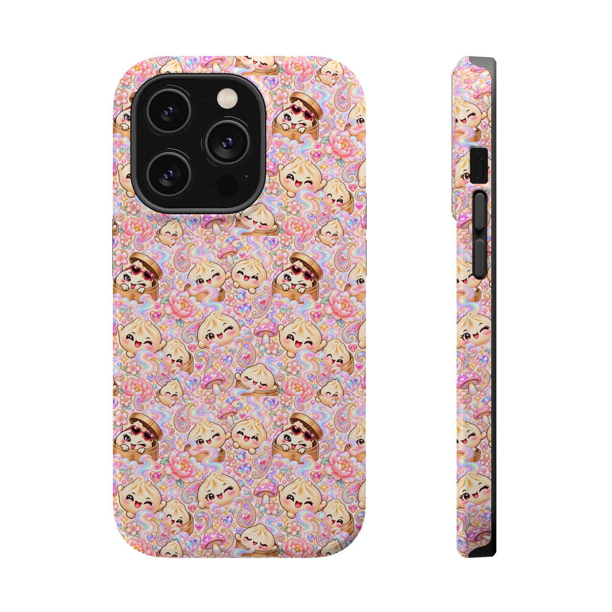 Wanton Dimsum Buns Magnetic Phone Case — Pastel Kawaii Dumplings