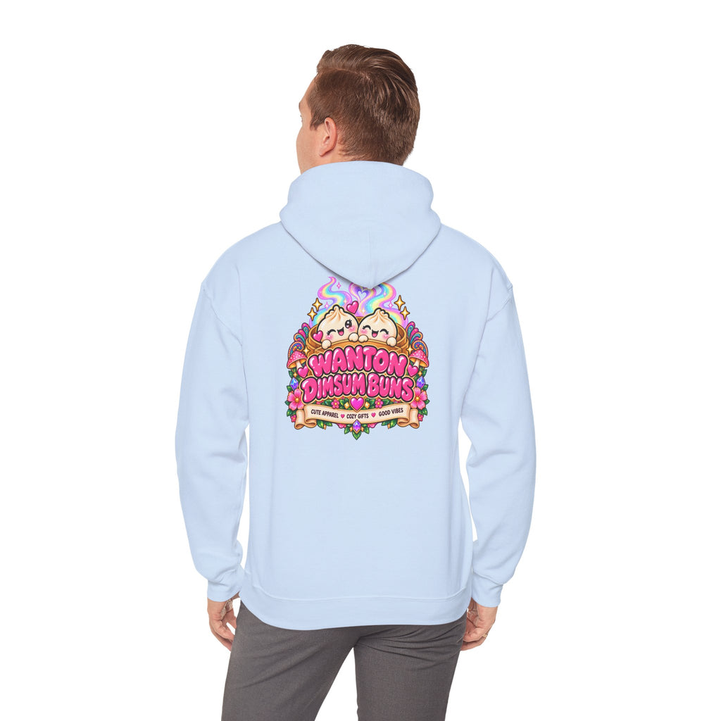 Dim Sum Buns Hoodie — Cute Wanton & Dimsum Graphic Pullover