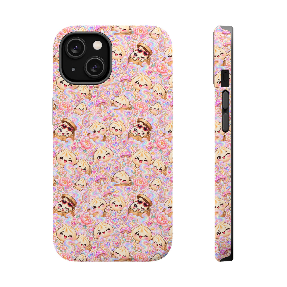 Wanton Dimsum Buns Magnetic Phone Case — Pastel Kawaii Dumplings