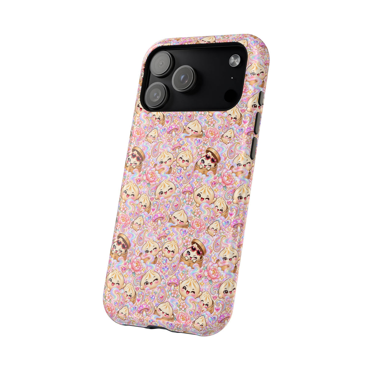 Wanton Dimsum Buns Magnetic Phone Case — Pastel Kawaii Dumplings