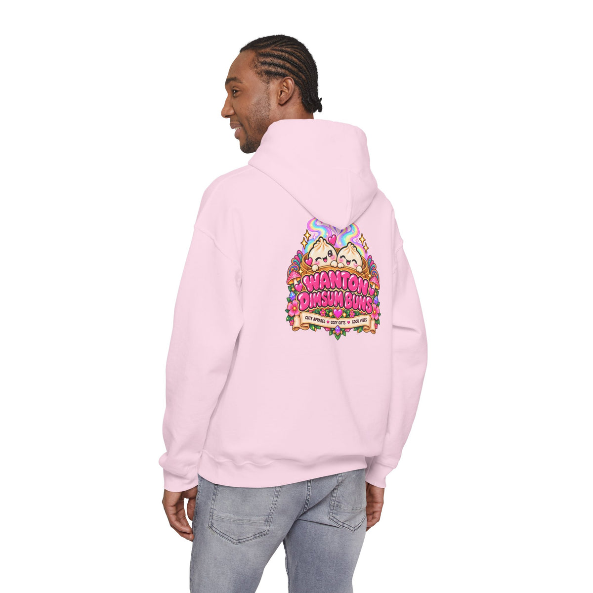 Dim Sum Buns Hoodie — Cute Wanton & Dimsum Graphic Pullover