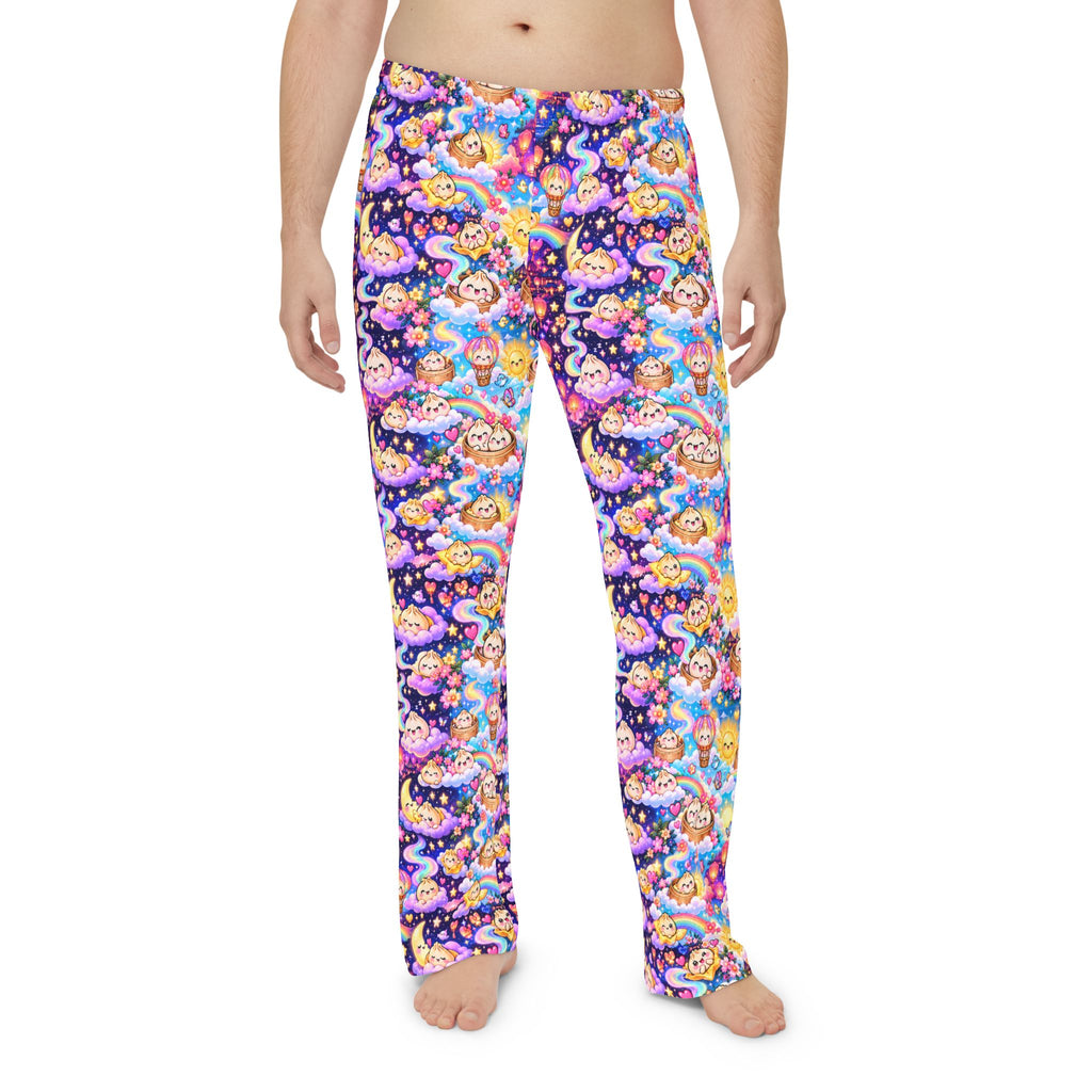 Sweet Dreams Dumpling Pajama Pants — Cosmic Kawaii Lounge Pants