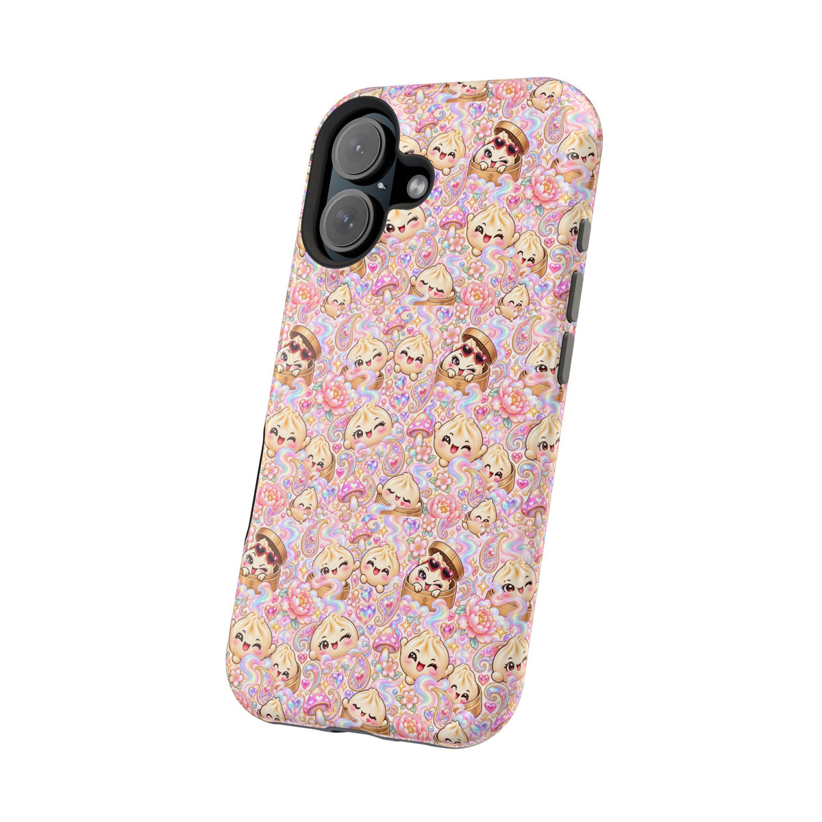 Wanton Dimsum Buns Magnetic Phone Case — Pastel Kawaii Dumplings