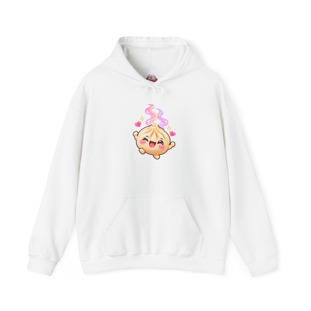 Dim Sum Buns Hoodie — Cute Wanton & Dimsum Graphic Pullover