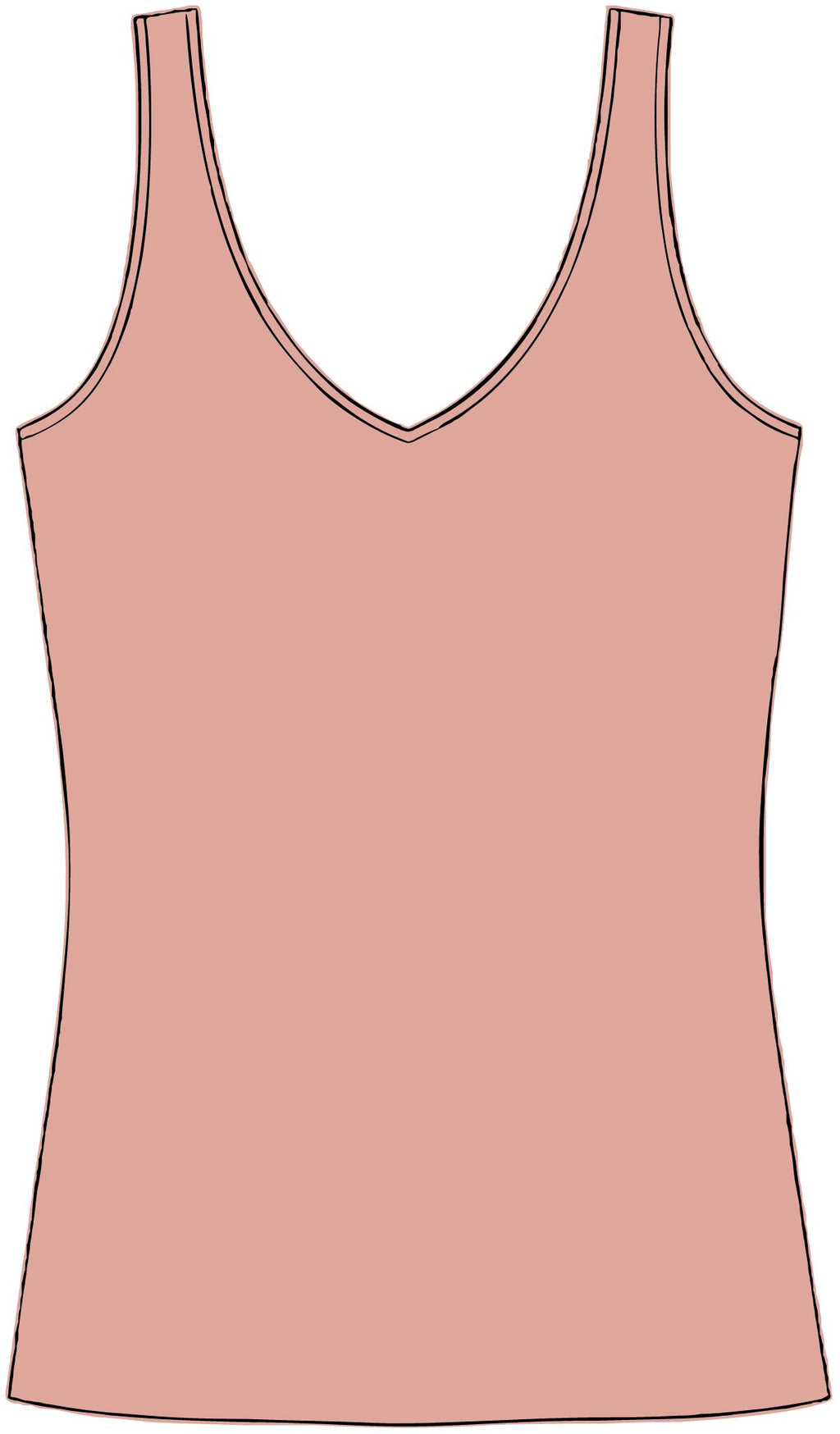 Dimsum Queen V-Neck Tank Top — Kawaii Dumpling Graphic