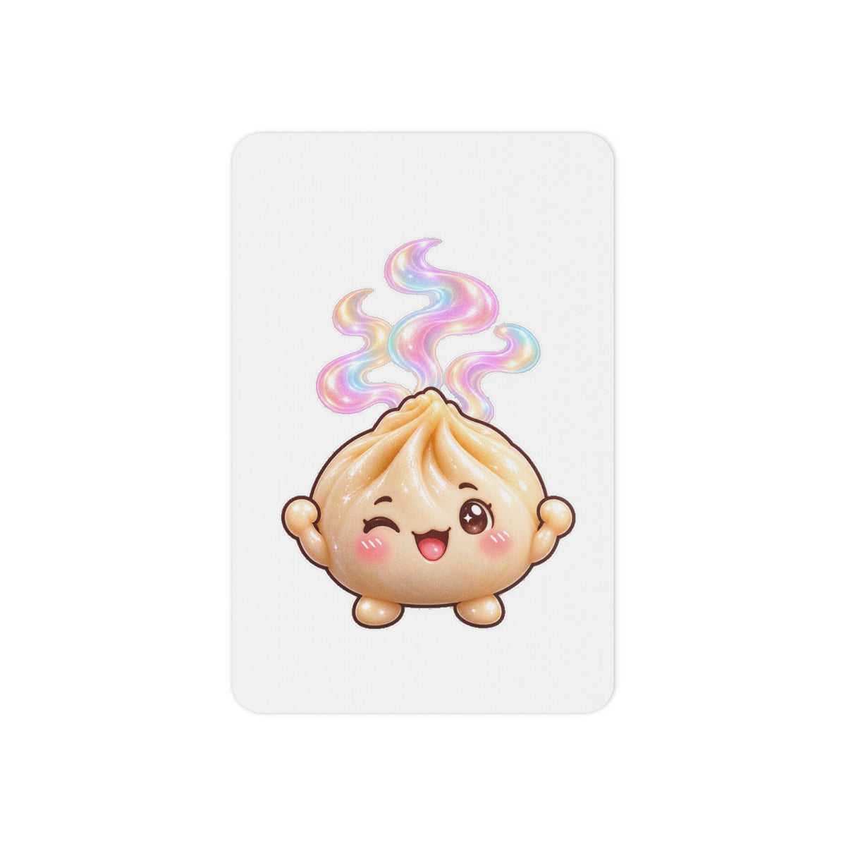 Rainbow Steam Dumpling Temporary Tattoo — Festival Body Art