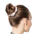 Dimsum Buns Scrunchie — Cute Heart Pattern Hair Accessory