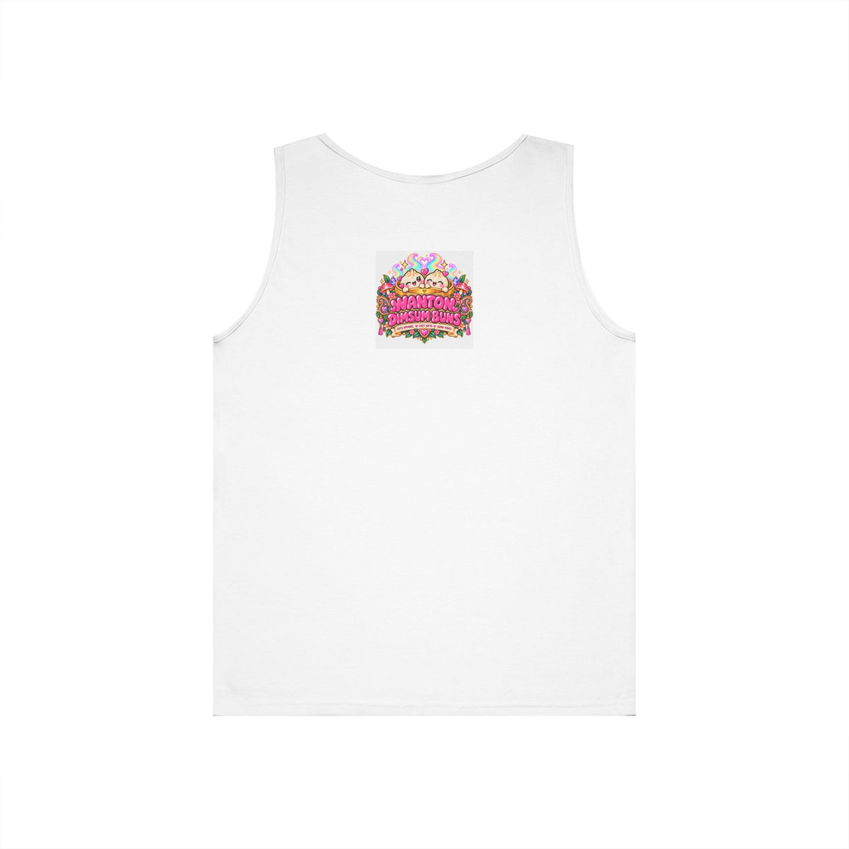 Dim Sum Dude Tank Top — Cute Cartoon Dumpling Graphic Tank