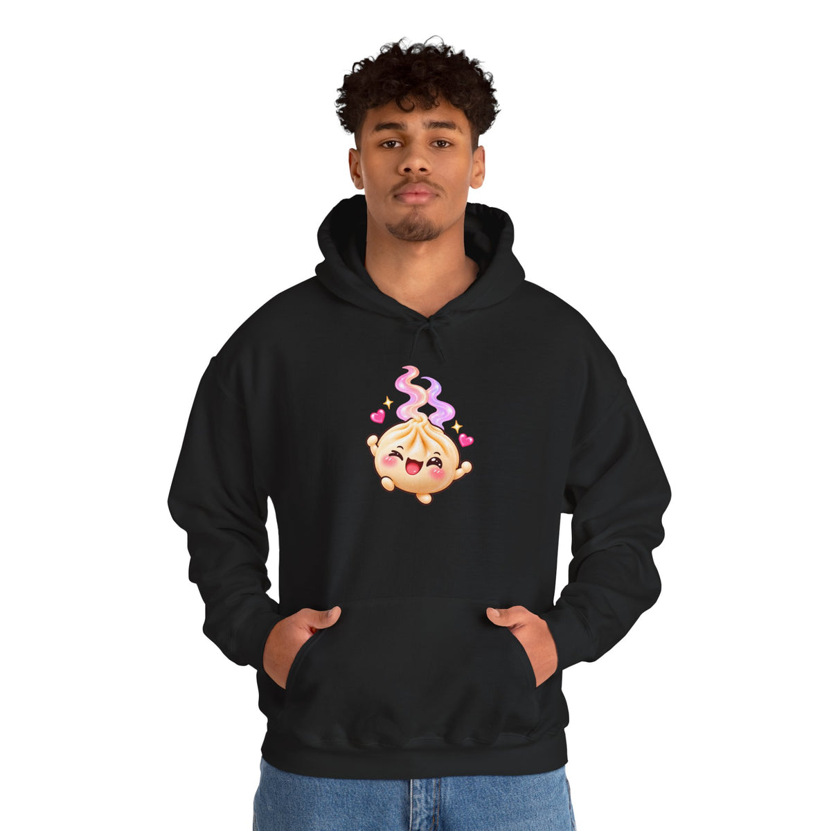 Dim Sum Buns Hoodie — Cute Wanton & Dimsum Graphic Pullover