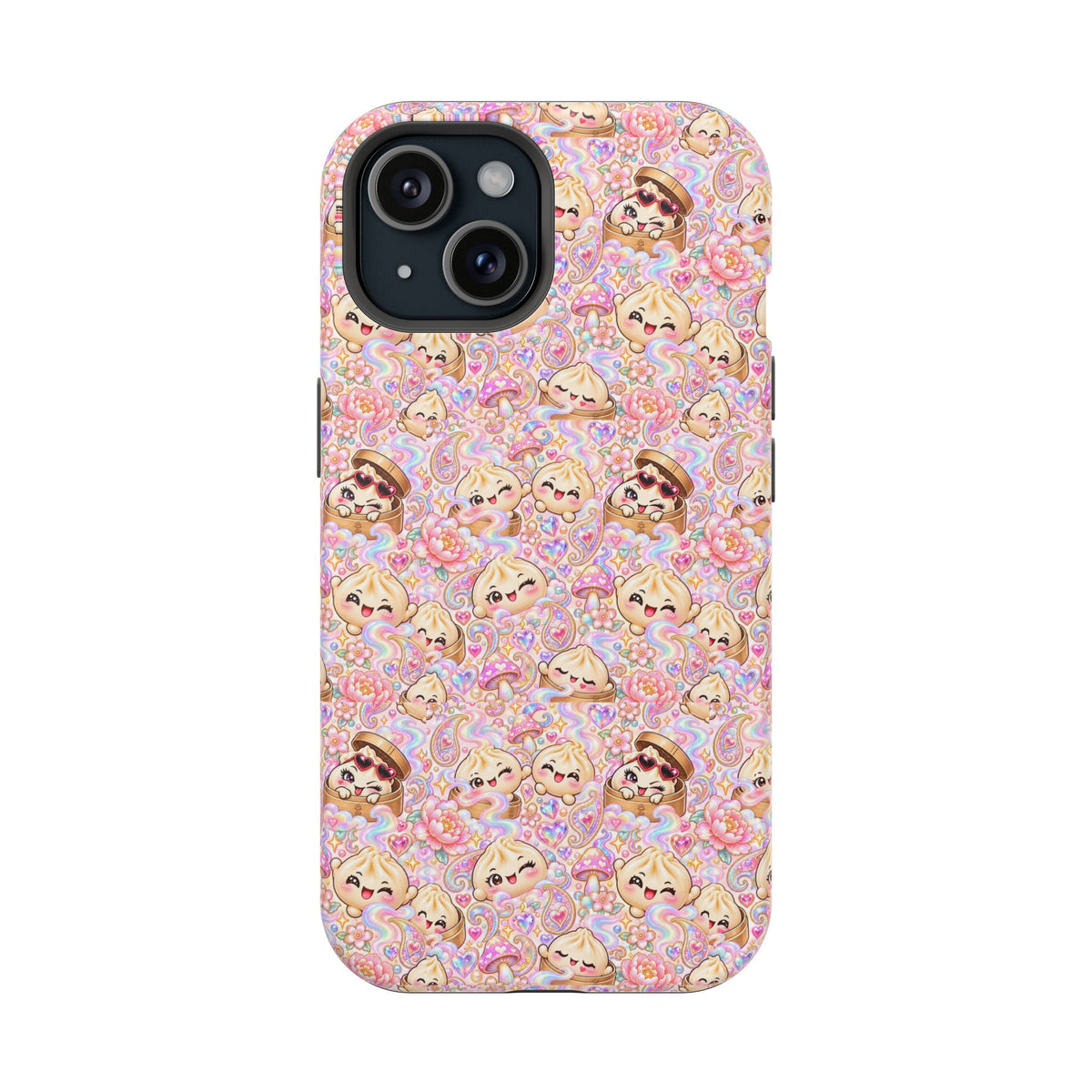 Wanton Dimsum Buns Magnetic Phone Case — Pastel Kawaii Dumplings