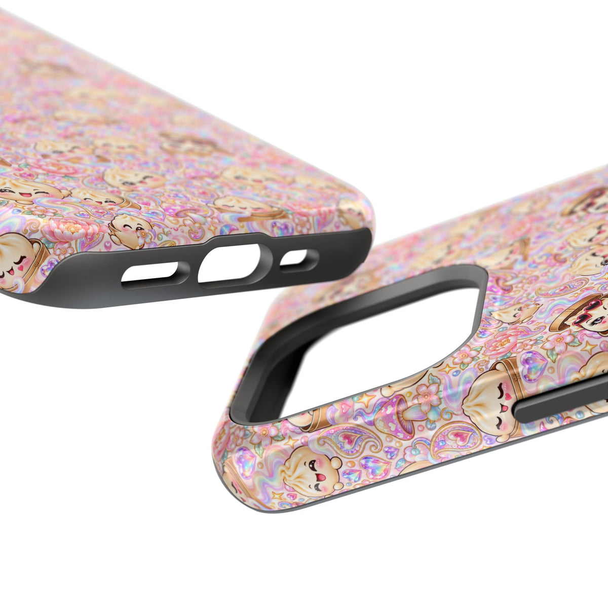Wanton Dimsum Buns Magnetic Phone Case — Pastel Kawaii Dumplings